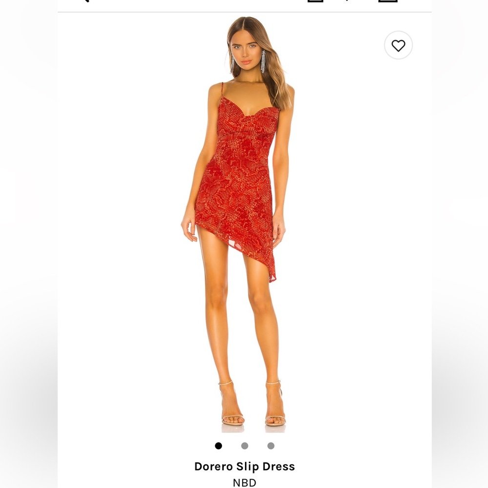 Never been worn- Revolve NBD Dorero Slip Dress size XS sold out online